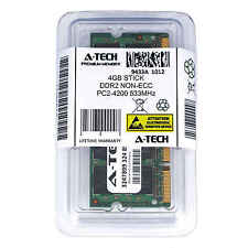 4GB STICK SODIMM DDR2 NON-ECC PC2-4200 533MHz 533 MHz DDR-2 DDR 2 4G Ram Memory picture