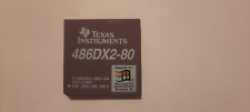 TI486DX2-G80-GA 486DX2-80 WIN95 logo Texas Instruments vintage CPU GOLD picture