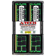 A-Tech 16GB 2x 8GB 2Rx4 PC3-10600R DDR3 1333MHz ECC RDIMM REG Server Memory RAM picture