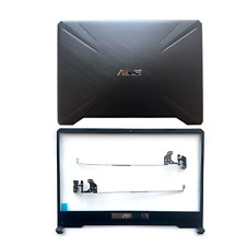 LCD Back Cover + Fornt Bezel +Hinges For Asus TUF FX86 FX505 FX505DT Gaming picture