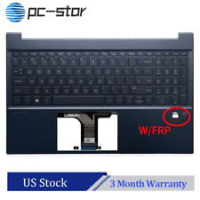 M08918-001 US For HP 15-EG0067ST 15-EG Palmrest Blue Cover Backlit Keyboard picture
