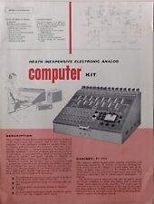 Early Heathkit ES-400 Electronic Analog Computer Kit Promotional Literature picture