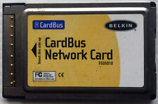 Genuine Belkin 32-Bit CardBus Network Card F5D5010 Vintage Laptop Notebook picture