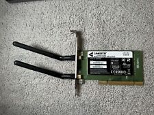 Linksys Cisco Wireless-N Card PCI Dual Band Network Card WMP600N With Antennas picture