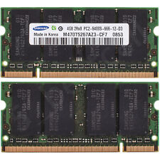 SAMSUNG 8 GB (2X 4 GB) DDR2 PC6400 800 Mhz Laptop Memory RAM SODimm 200pin picture