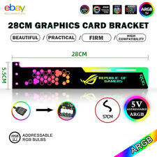 LED Acrylic Graphics Card Bracket use for Brace GPU RGB Sync Light use Fix Video picture