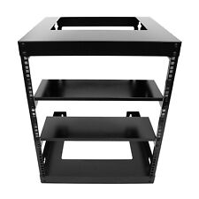 Raising 12U Wall Mount Open Frame 19 in Server Rack 15 Inch Depth with 2 shelves picture