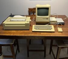 1984 Apple Macintosh 128K M0001 Computer W/ Mouse, Keyboard, Printer VG (146740) picture