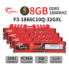 G.SKILL Ripjaws X 32GB 4x 8GB 240Pin DDR3 1866MHz PC3-14900U Desktop Memory RAM picture