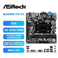 ASRock QC5000M-ITX/PH Motherboard mATX SOC AMD A4 5050/5000 DDR3 SATA3 HDMI VGA picture