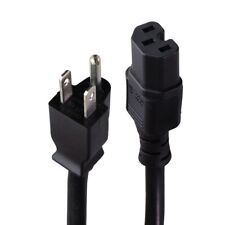 King-Cord (KC-003H / KC-001) 15A/125V Grounded Power Cable Cord - Black E318430 picture