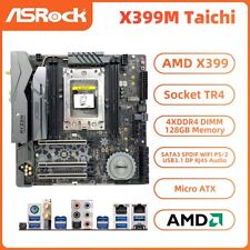 ASRock X399M Taichi Motherboard M-ATX AMD X399 Socket TR4 DDR4 128GB SATA3 WiFi picture