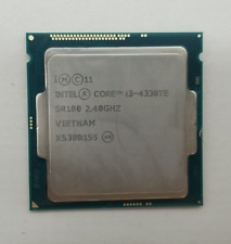 Lot of (2) Intel Core i3-4330TE 2-Core 2.4 GHz 4 MB LGA 1150 CPU SR180 picture