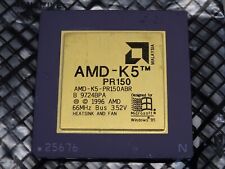 AMD K5 PR150 CPU Gold Processor AMD-K5-PR150ABR 66MHz Bus 3.52V picture