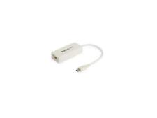 StarTech.com US1GC301AUW USB-C Ethernet Adapter with Extra USB 3.0 Port - White picture