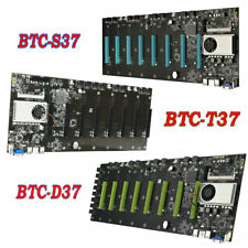 BTC-T37 BTC-D37 BTC-S37 Mining Motherboard 8 GPU Memory Slot Card CPU DDR3 HDMI  picture