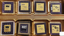 INTEL IBM ST Italian semiconductor, antique ceramic gold-plated CPU picture