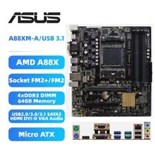ASUS A88XM-A/USB 3.1 Motherboard M-ATX AMD A88X FM2+ DDR3 SATA3 HDMI DVI-D Audio picture