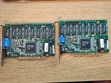 2x Clean Vintage Retro STB Systems Nitro 3D/GX 1.3 Video Card Lot - 1X0-0489-005 picture