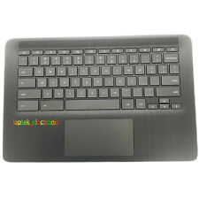 For HP Chromebook 14 G6 Palmrest w/ Non-Backlit Keyboard Touchpad L90459-001 US picture