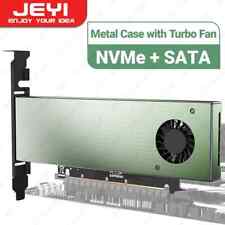 JEYI M.2 NVMe/SATA to PCIe 4.0/3.0 X4 Adapter 、64Gbps、Support PCIE X4X8X16 Slots picture