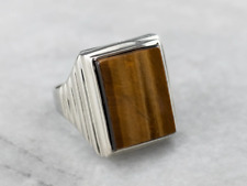 Vintage Tigers Eye Statement Ring picture