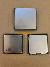 Mixed Lot of 3 Vintage CPUs - Intel Pentium 4, Pentium Dual Core and AMD A6-5400 picture