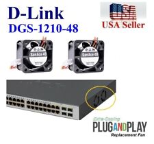 2x New Replacement Fans, compatible for D-Link DGS-1210-52 switch picture