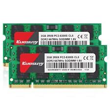 4GB Kit (2GBX2) DDR2 667 sodimm RAM, PC2-5300 / PC2-5300S CL5 200-Pin Non-ECC... picture