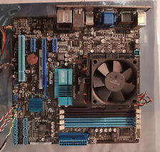 ASUS M4A88T-M/USB3 ATX Motherboard w/ AMD AM3 Phenom II X4 955 CPU Backplate USB picture