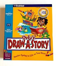 Vintage NEW Broderbund Orly's Draw-A-Story PC Educational Game 1996 Mac/Windows picture