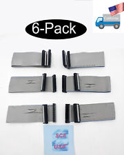 6-Pack: NEW Flat Floppy Drive Ribbon Cable 34 Pin PC FD Disc Computer FDD Disk picture