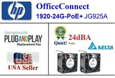 Pack 2x *Quiet* Replacement Fans for HP OfficeConnect 1920-24G-PoE+ (JG925A) picture