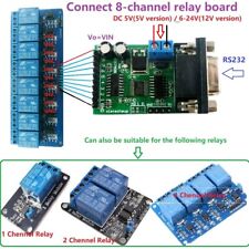 8ch 5V 12V 24V RS232 IO Control Switch Board Com DB9 Serial port Relay Module picture