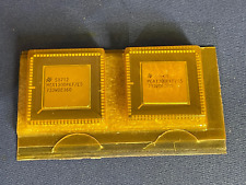 Qty-1 MCA1300PKF/E5 NSC 733W02360 Vintage Rare CPU Gold 68-PIN CLCC New MCA1300 picture