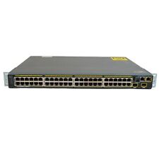Cisco Catalyst 48-Port Manage Gigabit Switch w/ 2x 10G SFP+ WS-C2960S-48FPD-L picture