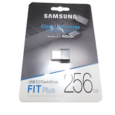 Samsung 256GB USB Fit Plus USB 3.1 Flash Drive Brand New MUF-256AB 887276265940 picture