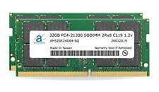 Adamanta 64GB (2x32GB) DDR4 2666MHz (2933MHz or 3200MHz) PC4-21300 SODIMM 2Rx picture