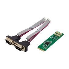M.2 B+M Key To 2 Ports RS232 Serial Port Expansion Card AX99100 Chipset picture