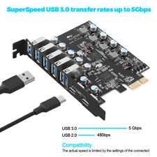 PCIe USB 3.0 Add in Card Support Windows XP/Vista/Server/7/8/10 Controller 5Gbps picture