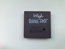 Intel A80486DX2-66 very rare SK080 factory remarked DX4-100 vintage CPU GOLD picture