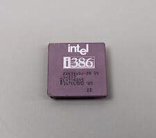 Intel A80386DX-20 Vintage Gold Pins 80386 CPU SX217 ~ US STOCK picture