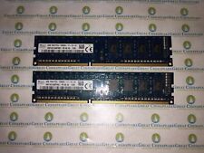 Lot of 2 SKHynix HMT451U6BFR8C-PB 8GB Total (4GBx2) PC3-12800U DDR3 NON-ECC DIMM picture