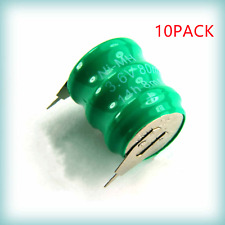 10Pack 3.6v Rechargeable CMOS battery NI-MH Replacement For vintage motherboards picture