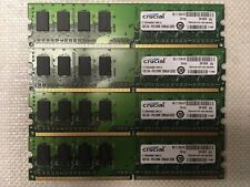 4GB Crucial 4X1GB CT12864AA667.M8FJ3 DDR2 128MX64 MEMORY RAM 201024 picture