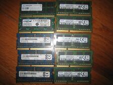 LOT OF 10 8GB DDR3 PC3L-12800S SODIMM MEMORY FOR LAPTOPS picture