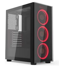 Twenty-One+ Golden Field N18 PC Gaming Case, Mid Tower W/ Fans picture