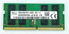 Hynix 16GB 2Rx8 PC4-2400T SODIMM Laptop RAM Memory HMA82GS6AFR8N-UH DDR4-2400 picture