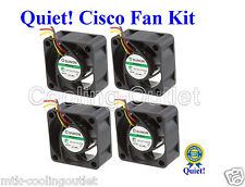 Set of 4x Quiet fans for Cisco SG300-52P SG300-52MP Low Noise 18dBA Sunon fan picture