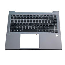For HP ZBOOK Firefly 14 G7 G8 Palmrest w/Keyboard White Backlit Gray M07131-001 picture